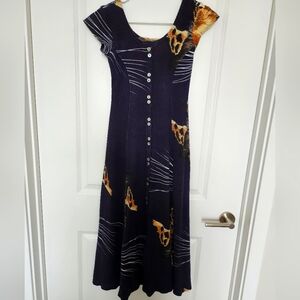 Vintage TEASE leopard dress